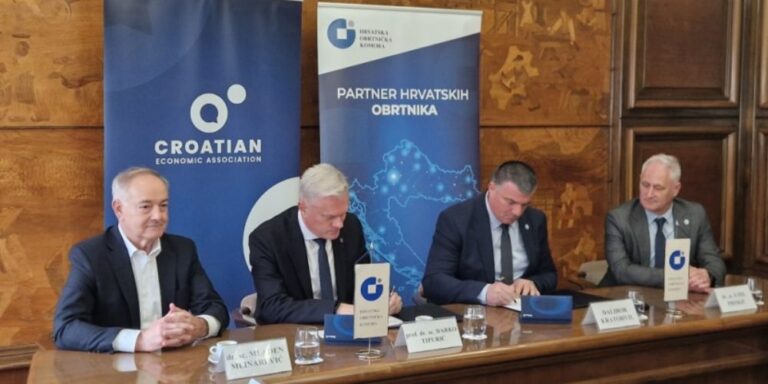 Potpisan Sporazum o suradnji Hrvatskog društva ekonomista i Hrvatske obrtničke komore