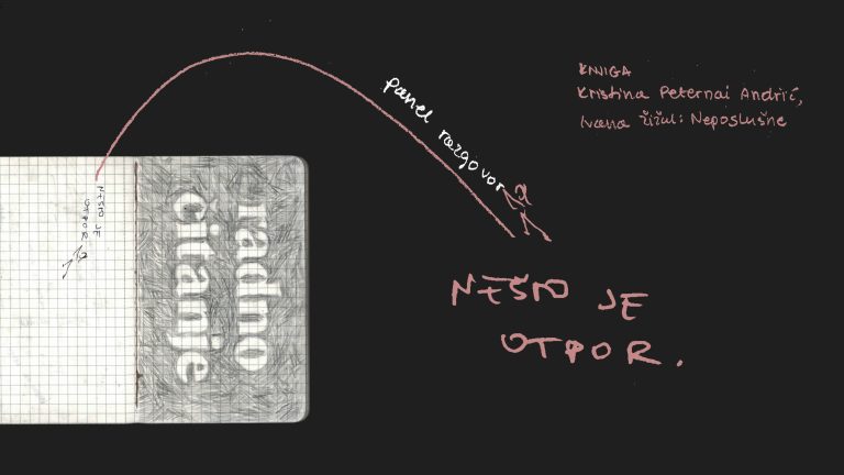 “Nešto je otpor…” -panel razgovor uz knjigu “Neposlušne” Ivane Žužul i Kristine Peternai Andrić