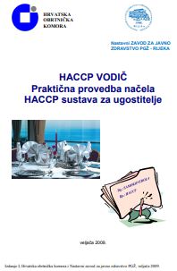 HACCP vodič - Praktična provedba načela HACCP sustava za ugostitelje,